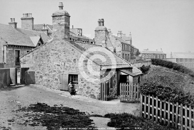 Jeanie Deans' Cottage, St Leonard's, Edinburgh, Scotland, 1886. Artist: Unknown.