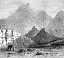 Jebel-El-Nur, regarded by Dr. Beke as Mount Sinai, 1874. Creator: Unknown