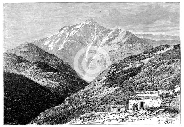 Jebel Tiza, North Africa, 1895.Artist: Barbant