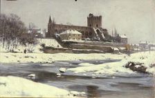 Jedburgh Abbey, 1876. Creator: George Reid