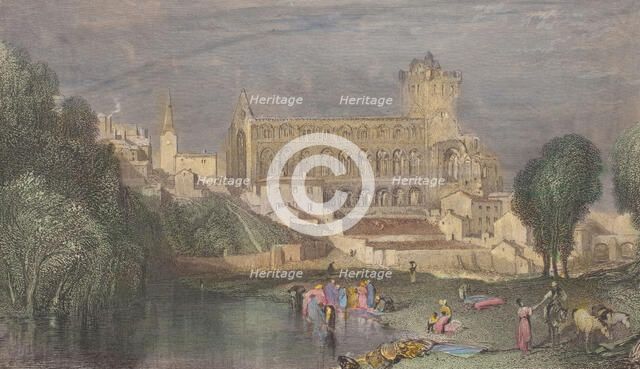 Jedburgh Abbey, 1833. Creator: Robert Brandard.