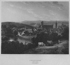 Jedburgh, (General View.) Roxburghshire 1814. Artist: John Greig