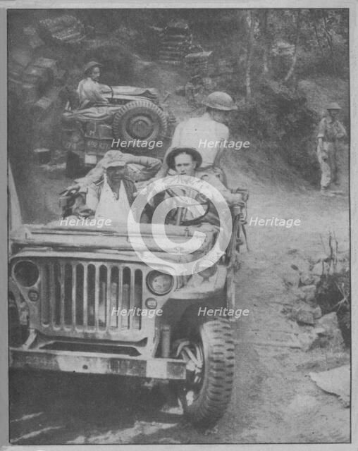 'Jeep-Turned-Ambulance', 1943-44. Artist: Unknown.