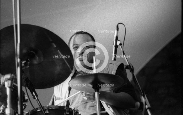 Jeff ‘Tain’ Watts, Brecon Jazz Festival, Brecon, Wales, Aug 1998. Creator: Brian O'Connor.