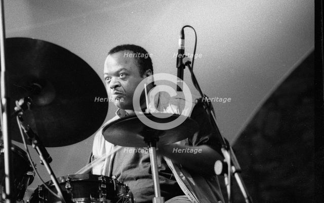 Jeff ‘Tain’ Watts, Brecon Jazz Festival, Brecon, Wales, Aug 1998. Creator: Brian O'Connor.