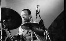 Jeff Tain Watts, Brecon Jazz Festival, Brecon, Wales, Aug 1998. Creator: Brian O'Connor