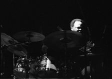 Jeff Tain Watts, Ronnie Scott’s Jazz Club, London, Jan 2001. Creator: Brian O'Connor