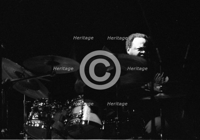 Jeff ‘Tain’ Watts, Ronnie Scott’s Jazz Club, London, Jan 2001. Creator: Brian O'Connor.