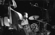 Jeff Tain Watts, Ronnie Scott’s Jazz Club, Soho, London, April 2001. Creator: Brian O'Connor