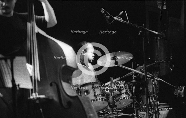 Jeff ‘Tain’ Watts, Ronnie Scott’s Jazz Club, Soho, London, April 2001. Creator: Brian O'Connor.