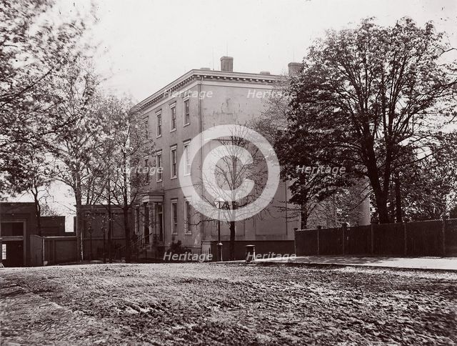 Jeff. Davis House, Executive Mansion, C.S.A., Richmond, 1865. Creator: Alexander Gardner.