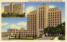 Jefferson Davis Hospital and nurses home, Houston, Texas, USA, 1940