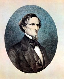 Jefferson Davis, President of the Confederate (southern) States