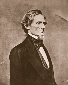 Jefferson Davis, President of the Confederate States of America, c1855-c1865. Creator: Unknown
