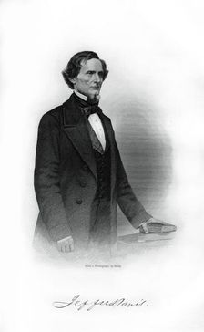 Jefferson Davis, statesman and advocate for American slavery, 1862-1867