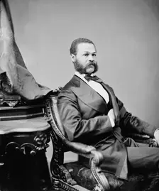Jefferson Franklin Long of Georgia, between 1860 and 1875. Creator: Unknown