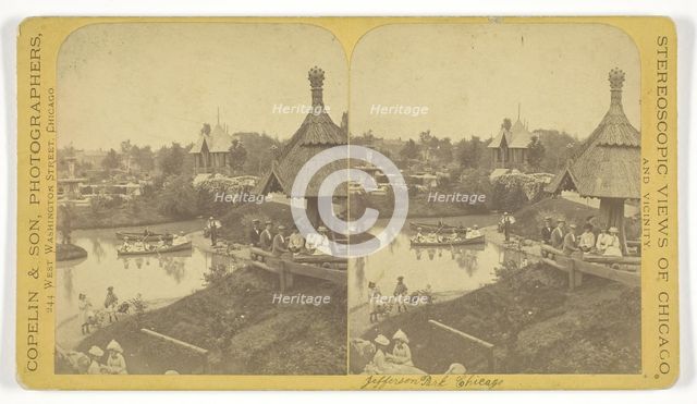 Jefferson Park, Chicago, c. 1873. Creator: Copelin & Son.
