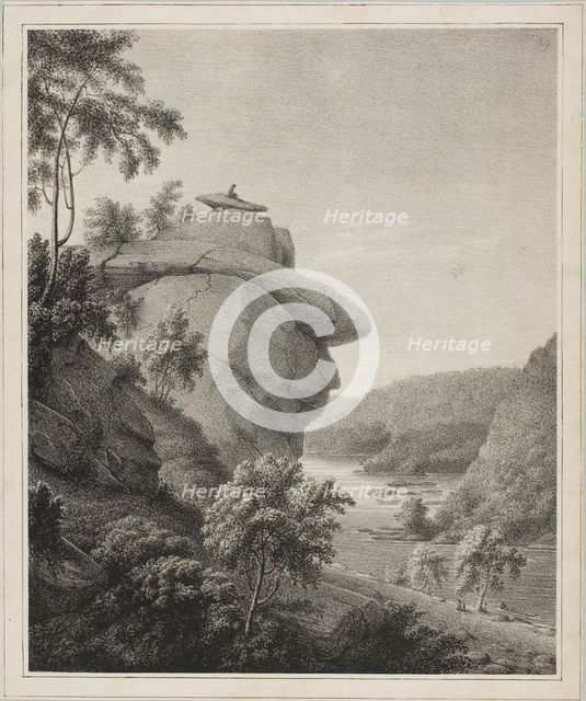 Jefferson's Rock, 1826. Creator: Rembrandt Peale.