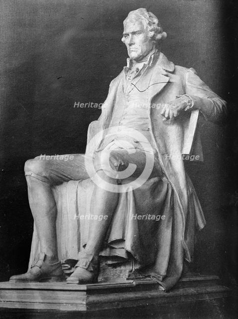 Jefferson Statue, St. Louis, Mo., between c1910 and c1915. Creators: Bain News Service, George Graham Bain.