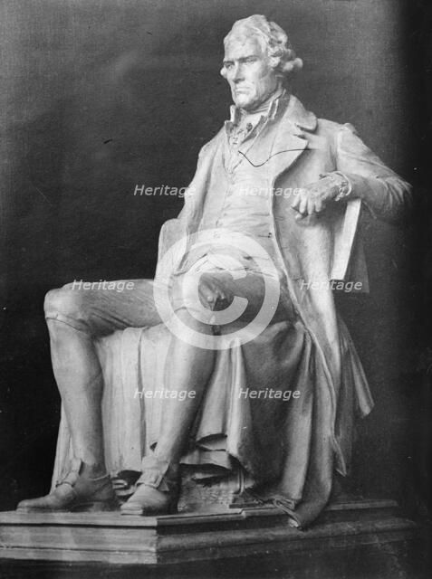 Jefferson Statue, St. Louis, Mo., between c1910 and c1915. Creators: Bain News Service, George Graham Bain.