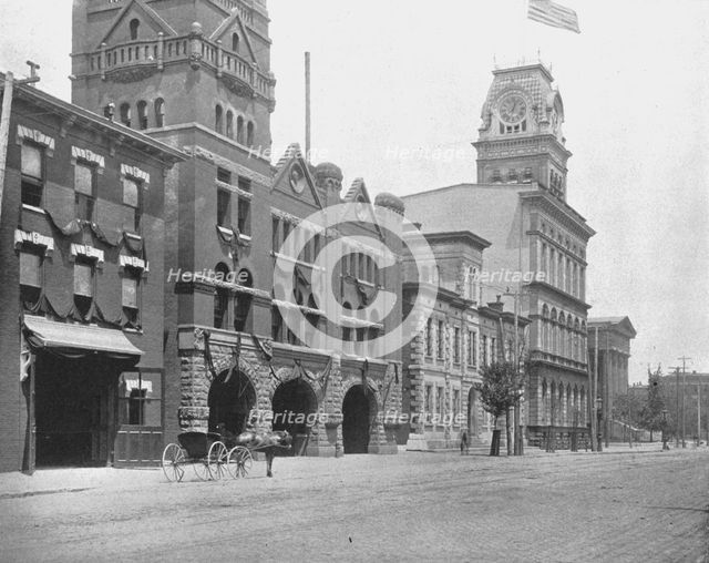 Jefferson Street, Louisville, Kentucky, USA, c1900.  Creator: Unknown.