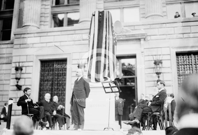 Jefferson unveiling, 1914. Creator: Bain News Service.