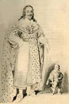 Jeffery Hudson, Aged 30 Years, 18 Inches high. - Dwarf to King Charles the First 1821. Creator: R Page