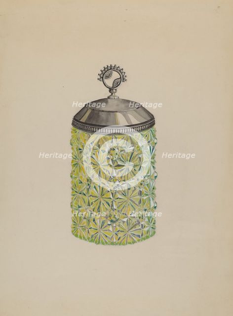 Jelly Jar, c. 1936. Creator: Dorothy Posten.