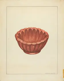 Jelly Mold, c. 1939. Creator: Anna Aloisi