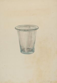 Jelly Tumbler, 1935/1942. Creator: Van Silvay