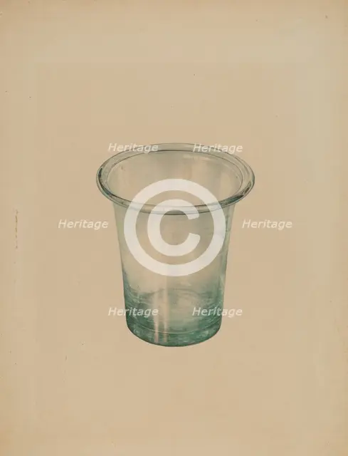 Jelly Tumbler, c. 1940. Creator: Unknown.