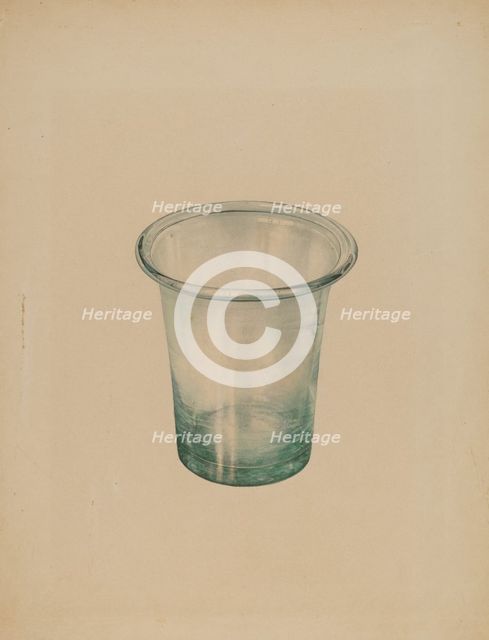 Jelly Tumbler, c. 1940. Creator: Unknown.
