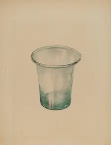 Jelly Tumbler, c. 1940. Creator: Unknown