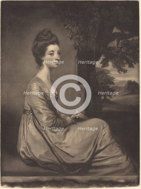 Jemima Countess Cornwallis, 1771. Creator: James Watson.