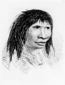 Jemmy Button, the Fuegian adopted by Fitzroy's expedition, in 1834 (1839). Creator: Unknown