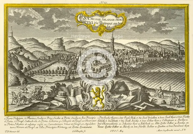 Jena, c1740.  Creator: Johann Georg Ringlin.