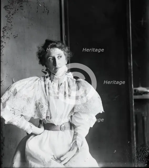 Jennie Dean Kershaw (Mrs. Samuel Murray), c. 1897. Creator: Thomas Eakins.