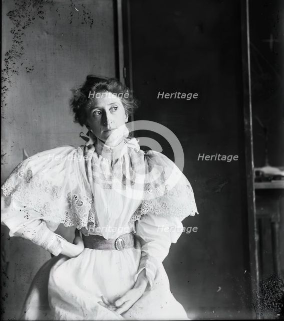 Jennie Dean Kershaw (Mrs. Samuel Murray), c. 1897. Creator: Thomas Eakins.