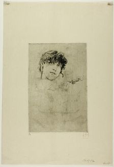 Jennie Gerson, c. 1880. Creator: Robert Frederick Blum