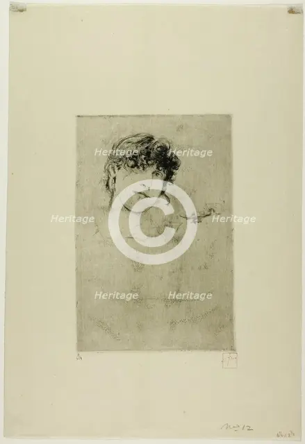 Jennie Gerson, c. 1880. Creator: Robert Frederick Blum.