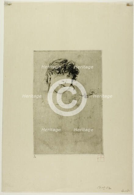 Jennie Gerson, c. 1880. Creator: Robert Frederick Blum.