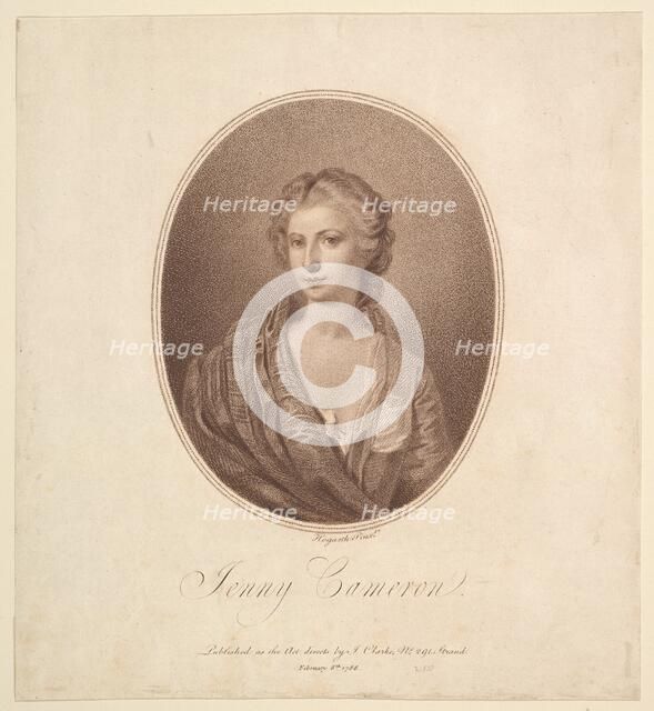 Jenny Cameron, February 8, 1788. Creator: Unknown.