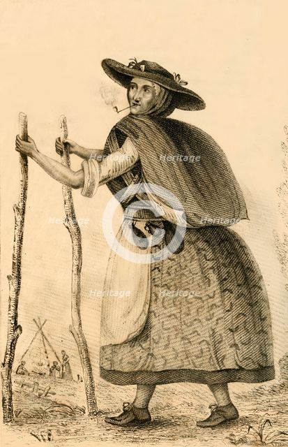 'Jenny Darney, A Remarkable Character in Cumberland', 1821. Creator: Robert Cooper.
