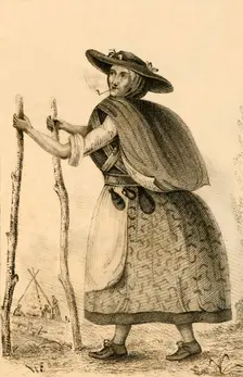 Jenny Darney, A Remarkable Character in Cumberland 1821. Creator: Robert Cooper
