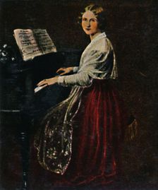 Jenny Lind 1820-1887. - Gemälde von Asher 1934. Creator: Unknown