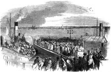 Jenny Lind, the Swedish Nightingale on the US mail boat Atlantic Liverpool, August 1850