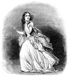 Jenny Lind, soprano known as the Swedish Nightingale 1848