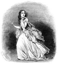 Jenny Lind, soprano known as the Swedish Nightingale 1848
