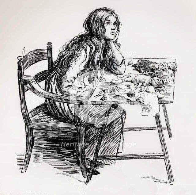 'Jenny Wren', c1900.  Creator: Harold Copping.