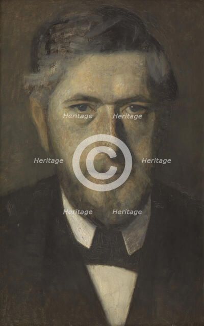 Jens Ferdinand Willumsen. Study for Five Portraits, 1901. Creator: Vilhelm Hammershøi.